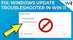 How to fix Windows Update troubleshooter in Windows 11