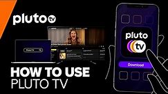 How To Use Pluto TV | Pluto TV UK