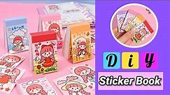 DIY Kawaii sticker book / How to make kawaii sticker book / Homemade cute sticker book /easy craft