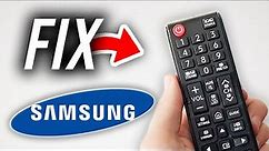 How To Fix Samsung TV Remote Not Working - Full Guide