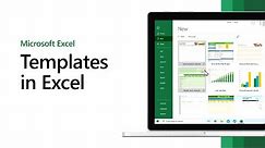 How to use templates in Microsoft Excel