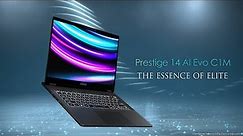 Prestige14 AI Evo C1M - The Essence of Elite | MSI