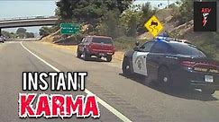 INSTANT KARMA BEST | Drivers busted by cops for speeding, brake checks, Bad driving| Instantjustice!