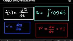 Charge, Current, Voltage & Power
