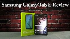 Samsung Galaxy Tab E Full Review with Camera test, Sound, performance & Verdict