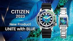 【CITIZEN Watch】Meet UNITE with BLUE, Eco-Drive watches with lustrous blue dials inspired by the sea