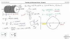 Thin-Walled Pressure Vessel - Example