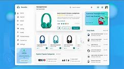 Amazing Ecommerce Website ui Design in figma | Online Shop Website Design