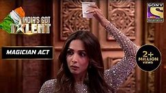 Malaika Stares Wide Eyed At This Magician's Tricks! | India's Got Talent Season 8 | Magician Act