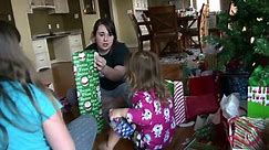 Kids Opening Christmas Presents - Monster High Gifts - iPhone Surprise - Baby Fun Day 2013