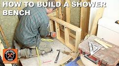 Shower Bench Seat Framing and Construction for Wedi Fundo Primo (Step-by-Step)