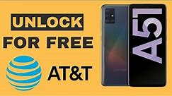 How to unlock Samsung Galaxy A51 AT&T