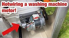 Hotpoint Smart Tech WMFUG742 washing machine || How to Hotwire the motor