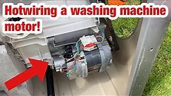 Hotpoint Smart Tech WMFUG742 washing machine || How to Hotwire the motor