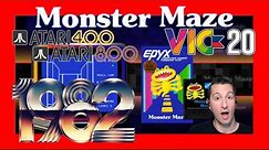 Monster Maze Craze of 1982! #atari #retrogaming #videogames #commodore #retrocomputing