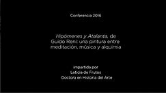 Conferencia: Hipómenes y Atalanta de Guido Reni: una pintura entre meditación, música y alquimia