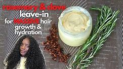 CLOVES & ROSEMARY LEAVE-IN: STOP HAIR LOSS, BALDNESS, & ALOPECIA GET THICKER LONGER HAIR FAST