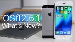 iOS 12.5.1 is Out! - What's New?