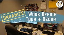 WORK OFFICE TOUR + DECOR: Organization Ideas & Inspiration | Perfect Productive Workspace
