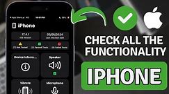 How To Check Functionality on iPhone (Quick And Easy)