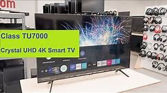 Review 43" Class TU7000 Crystal UHD 4K Smart TV new 2020