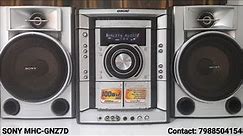 SONY MHC-GNZ7D MINI HIFI MUSIC SYSTEM SOLD OUT