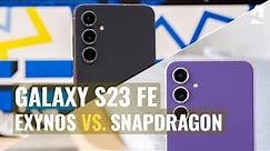 Samsung Galaxy S23 FE: Snapdragon vs. Exynos compared