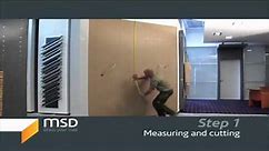 Decorating walls with MSD stone panels. (Step 1 of 5)