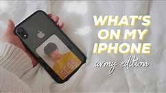 what's on my iphone (army edition)