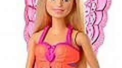 Barbie Dreamtopia Dress Up Doll Set, 12.5-inch, Blonde with Princess, Fairy and Mermaid Costumes, for 3 to 7 Year Olds
