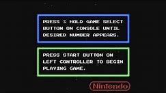 Nintendo M82 NES boot screen