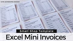 Cute Mini Invoice Template