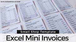 Cute Mini Invoice Template