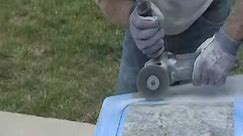 How to Cut & Polish Granite Countertop DIY - Undermount Sink