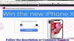 iphone x giveaway 2018(How to get a free iphone x)