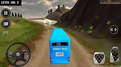 Army Soldier Bus Driving Simulator - Offroad US Transport Duty Driver - Android GamePlay