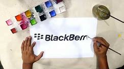How to draw the Blackberry logo