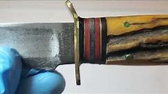 Very Early Marble Hunting Knife