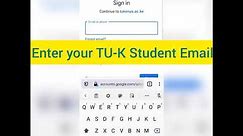 How to access and log in to students' e-learning platform using Android phone.
