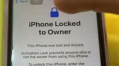 Unlocking iPhone locked #iPhone #unlock