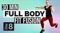 30 min full body 🔥HIIT dumbbells workout all standing