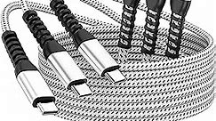 USB C to USB C Cable (3 Pack 6ft) iPhone 15 Charger Cord, 60W Type C Long Fast Charging Cable for Apple iPhone 15 Pro Max Plus/MacBook Air/Pro, iPad Pro 12.9/11/,Samsung Galaxy S23/22/21/20/Note