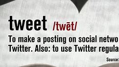 "Tweet" an official word in Oxford English Dictionary