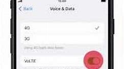 How to Turn on or off VoLTE on Apple iPhone SE 2020 iOS 16