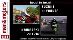 Kawasaki ZX12R vs Suzuki Hayabusa Comparison (2003)