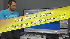 Samsung Tizen OS 6.0 review on AU7100 2021 series TV