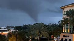 Tornado near Fort Lauderdale sends sparks flying