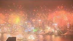 Hong Kong's spectacular New Year 2018 fireworks