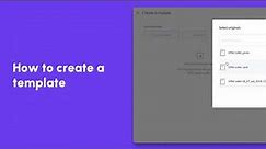 Signeasy: How to create a template