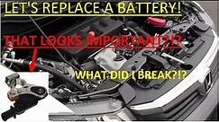 2012-2015 Honda Civic 12 Volt car battery replacement